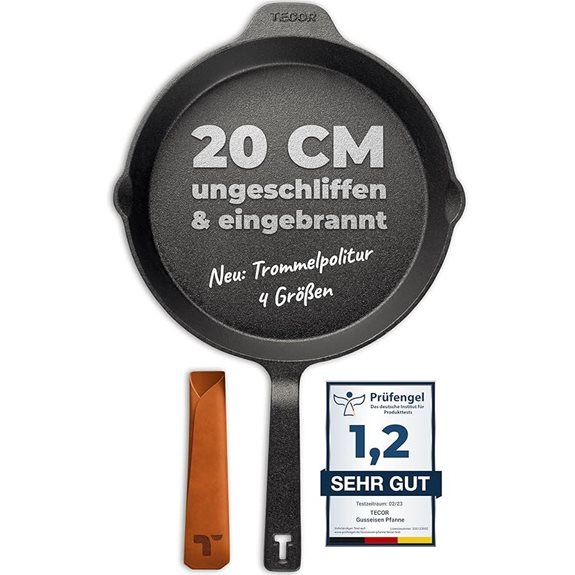 Induktionsblech Eisenpfanne 20 cm – langlebig antihaftbeschichtet