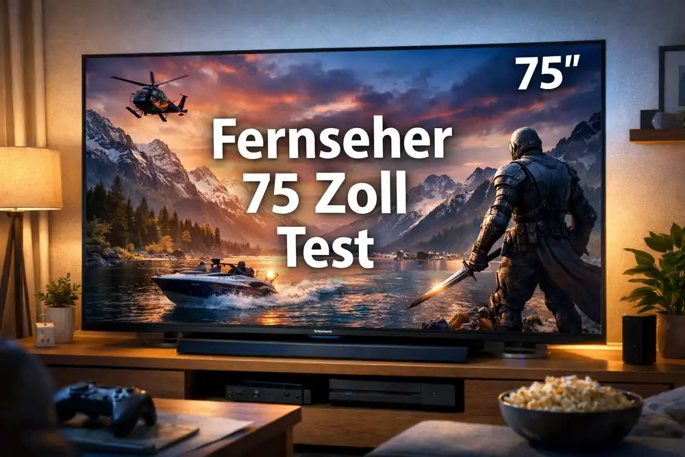 fernseher 75 zoll test